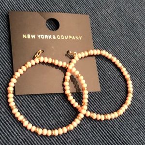 Beaded Hoop Earrings